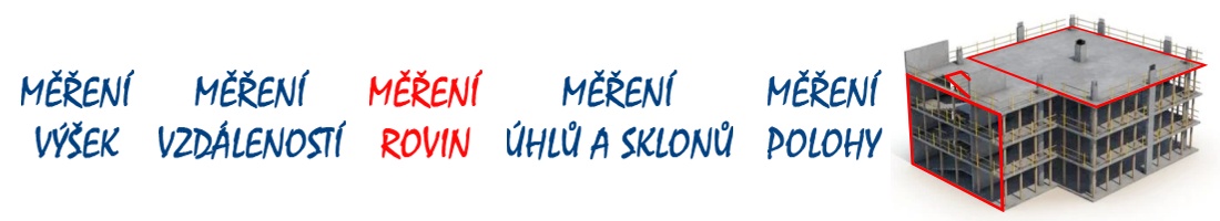 Přístroje a pomůcky pro měření rovin